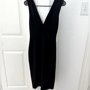 Black Cocktail Dress with Back Detail